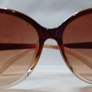 Chic Oversized Oval Fashion Glasses brown