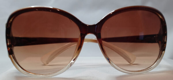 Chic Oversized Oval Fashion Glasses brown