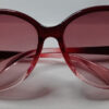 Chic Oversized Oval Fashion Glasses cranberry