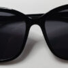 Oversized Cat Eye Fashion Glasses black on black