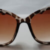 Oversized Cat Eye Sunglasses Light Leopard Frame