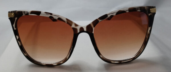 Oversized Cat Eye Sunglasses Light Leopard Frame