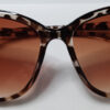 Oversized Cat Eye Sunglasses Light Leopard Frame