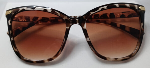 Oversized Cat Eye Sunglasses Light Leopard Frame