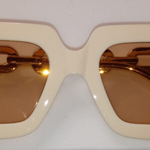 Bold Large Tan Frame Sunglasses with tan lenses