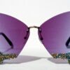 purple butterfly sunglasses