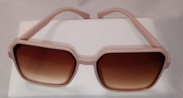 Oversized Square Gradient Sunglasses Pink Frames