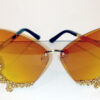 butterfly cutout sunglasses